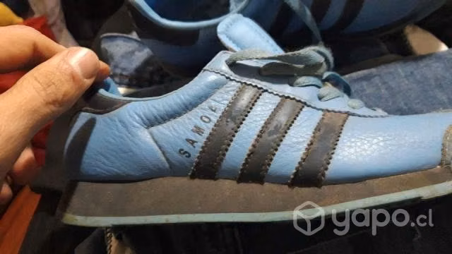 Zapatillas urbanas adidas samoa originales cuero