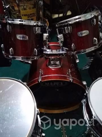 Bateria mapex vx con atriles y pedal impecable - Imagen 3