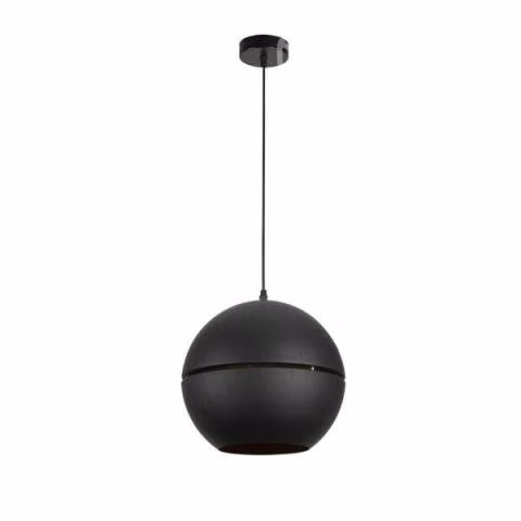 Lámpara Colgante Diseño Eclipse Negro E-27 - Imagen 3
