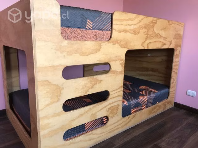 Camarote de 1 y 1/2 plazas con colchones