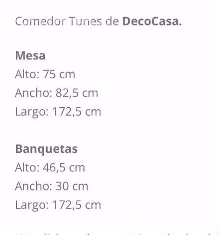Comedor nuevo