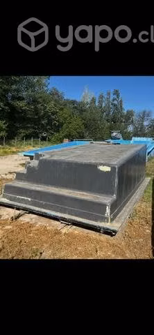 Molde matriz piscina de fibra de vidrio 6.3 x 3.3