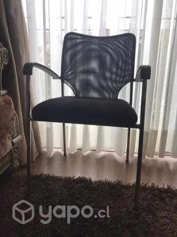 Silla de Escritorio Negra Usada