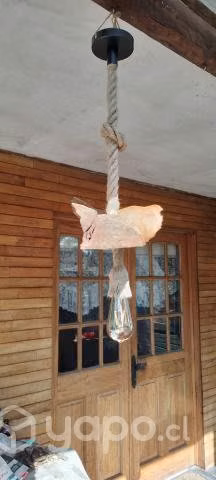 Lampara artesanal de madera nativa - Imagen 5
