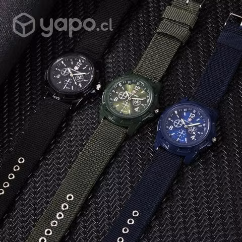 Relojes Redondos Con Correa De Nylon
