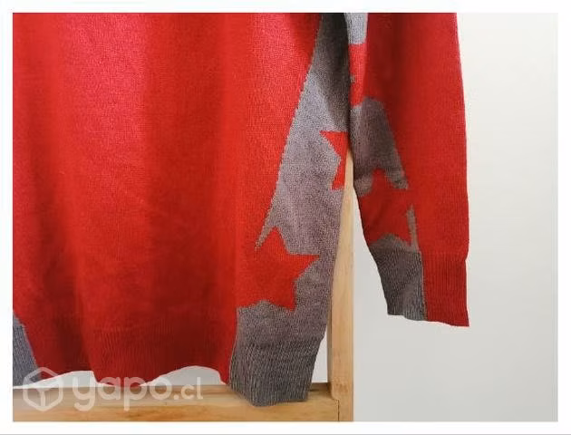 Chaleco rojo con estrellas