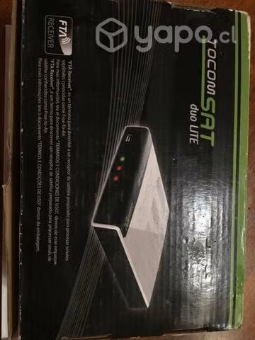 Tocón sat para ver televisión sin cable en caja