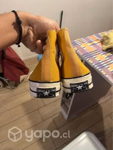 Zapatillas Converse Amarilla Casi Nuevo