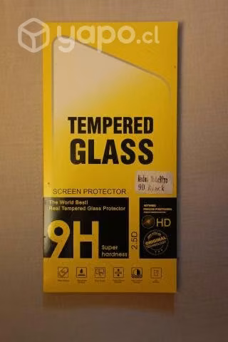 Mica vidrio temp. + Mica camara Redmi note 9 pro