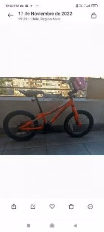 Bicicleta aro 16 Trek