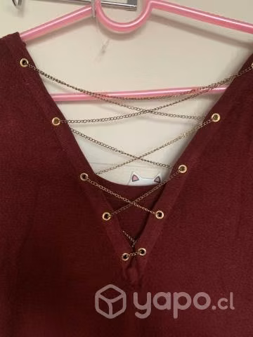 Suéter largo (tipo vestido)