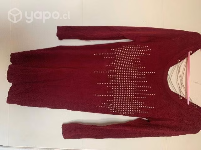 Suéter largo (tipo vestido)