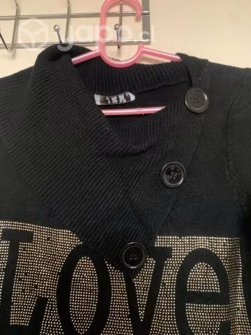 Suéter largo (tipo vestido)