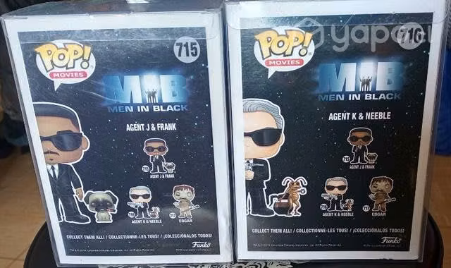 Funkopop Men un Black! Agente J #715 Agente K #716 - Imagen 2