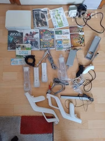 Nintendo Wii con juegos y accesorios