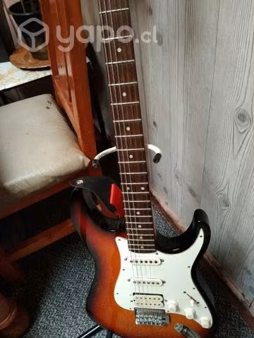 Guitarra electrica nueva con ampli correa y funda