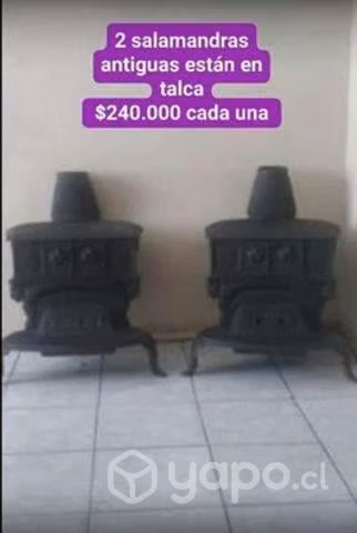 2 salamamdras antiguas 240.000 c/u