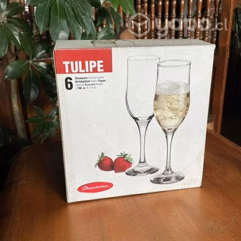 Copas de Champagne 190cc (6unidades)