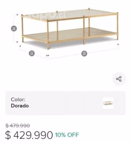 Mesa de centro rosen