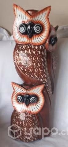 Familia de Búho 50 cm