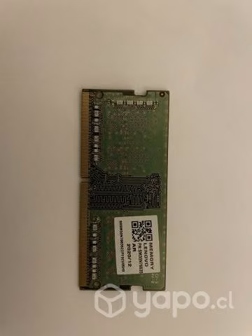 Memoria RAM 8 gb (2x4) DDR4 3200 mhz