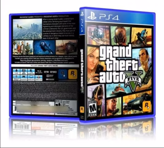 Juego GTA V Ps4 Disco fisico, casi nuevo