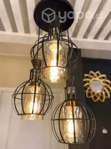 Lámpara INDUSTRIAL TRIPLE 💡