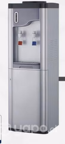 Dispensador agua caliente/frio gris pedestal