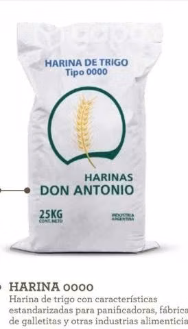 HARINAS AL POR MAYOR tipo 000 - 0000 desde 15900