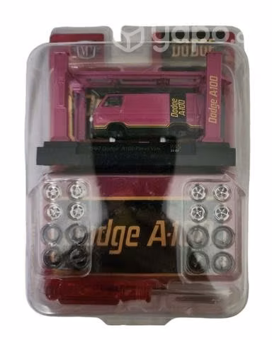 Dodge a-100 escala1:64, con ruedas intercambiables