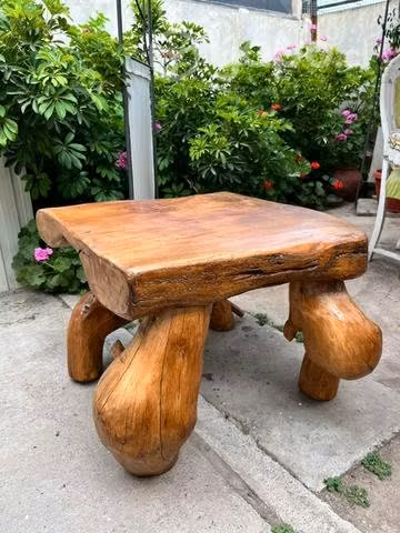 Mesa de centro rustica