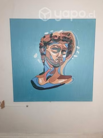 Pintura Escultura Pop (50x50 cm)