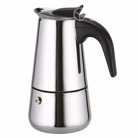 Cafetera Italiana De Acero Inoxidable 9 Tazas