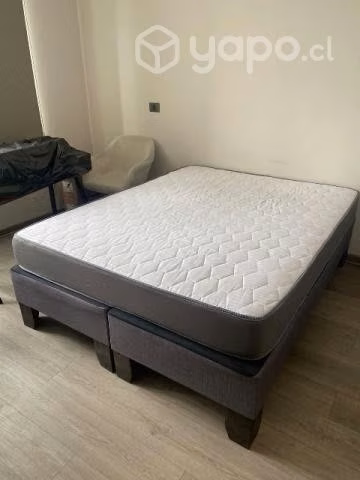 Cama Europea 2 Plazas (Base y Colchón)