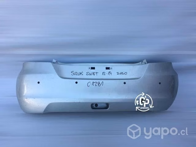 Parachoque trasero Suzuki Swift 2012 2017 indio