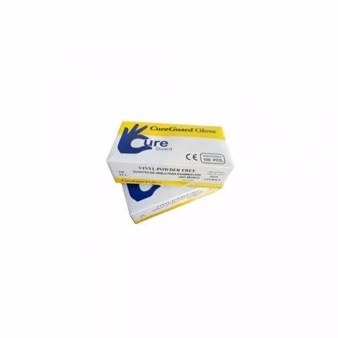 Guantes de Vinilo CureGuard talla M 100 unidades