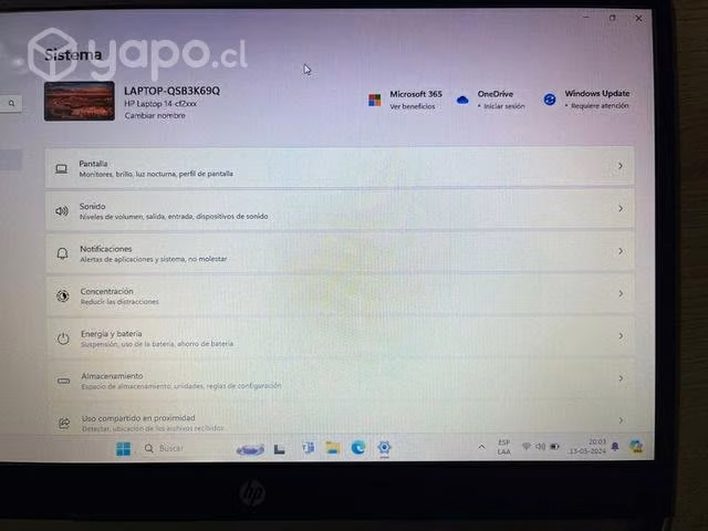 Laptop HP 14"