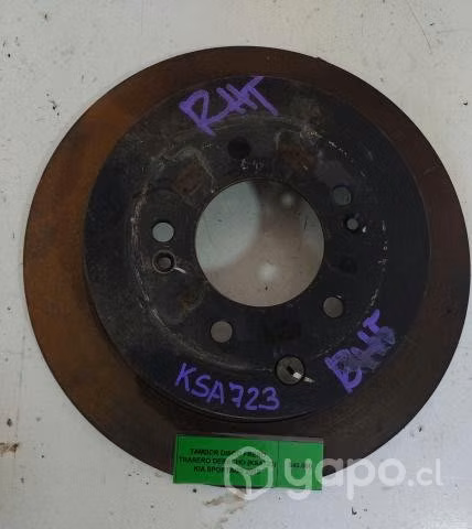 Tambor Disco Freno Trasero Derecho (KSA723) Kia Sp