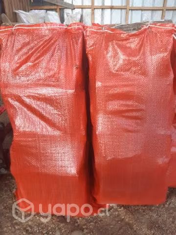 Leña en saco seca