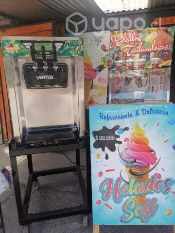 Máquinas de helados sof y tailandes