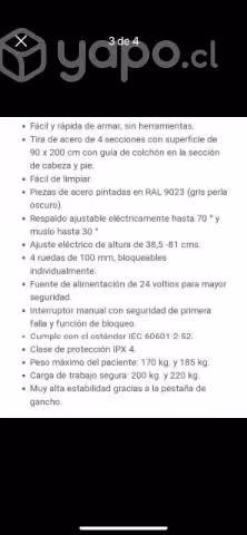 Cama clínica - Imagen 2
