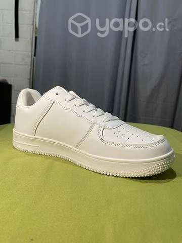 Zapatillas blancas unisex (tallas grandes)