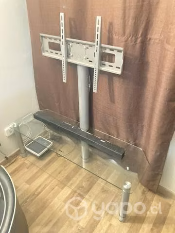 Rack tv de vidrio marca homy