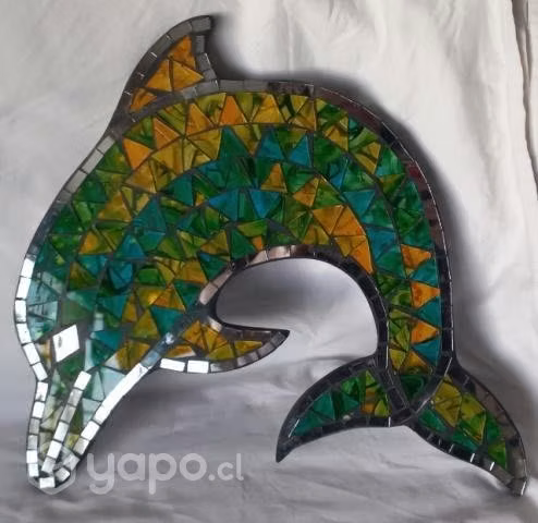 Delfin Mosaico 30 cm. - Imagen 4