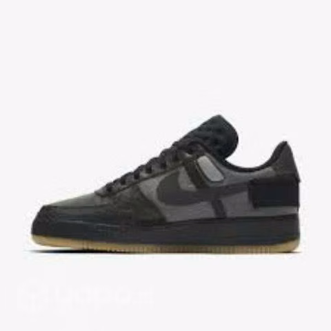 Nike air force 1 type black gum - Imagen 3