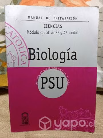 Biología - PSU MANUAL DE PREPARACION CIENCIAS