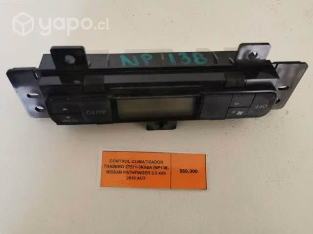 Control Climatizador Trasero 27511-3KA0A (NP138) N