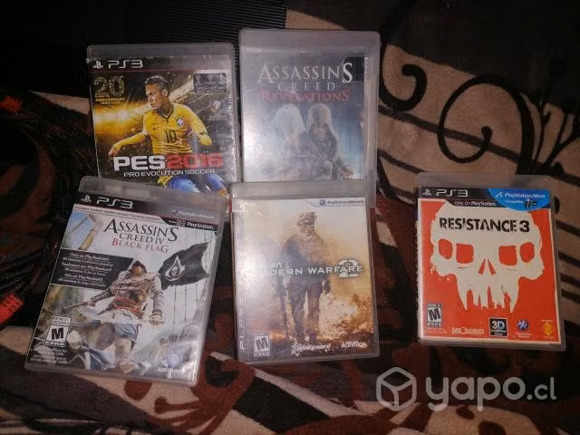 Play 3 con sus juegos