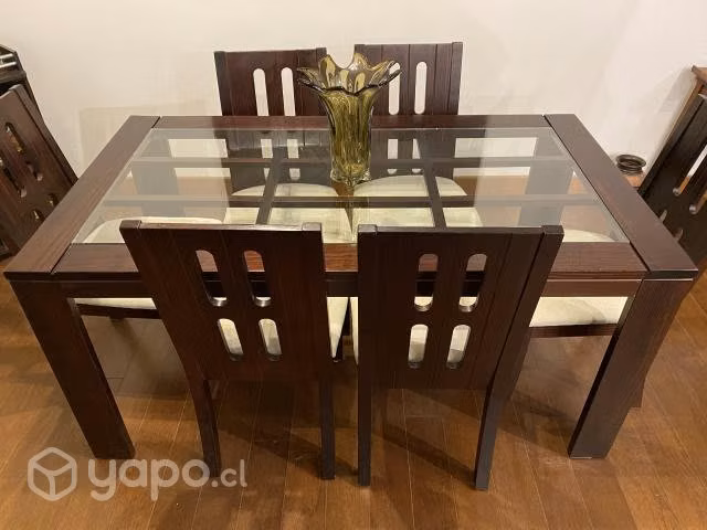 Juego mesa comedor 6 sillas