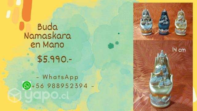 Budha en mano 14 cm - Imagen 2